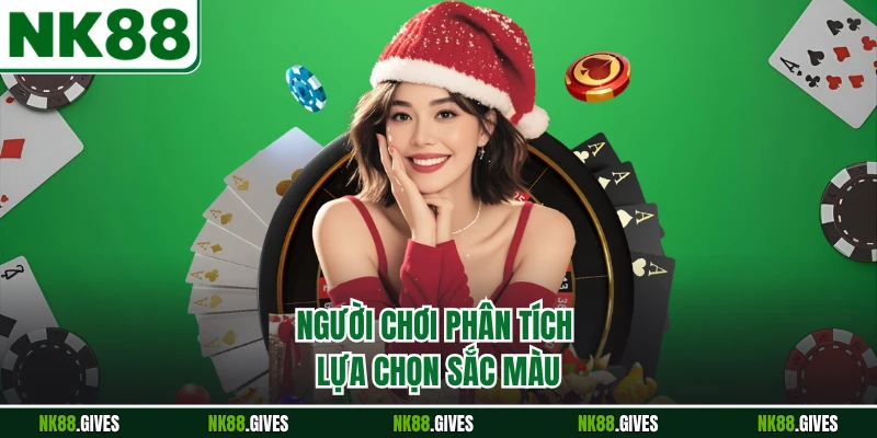 Người chơi phân tích lựa chọn sắc màu
