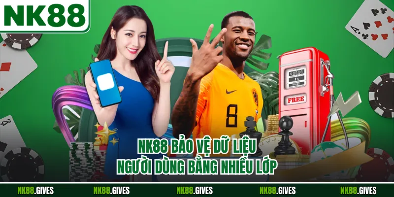 NK88 bảo vệ dữ liệu người dùng bằng nhiều lớp